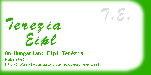 terezia eipl business card